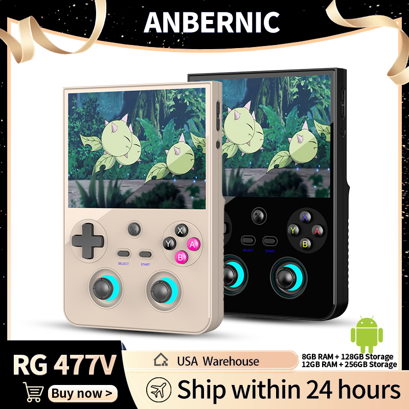Party Games Download - Портативная игровая консоль ANBERNIC RG 477V,