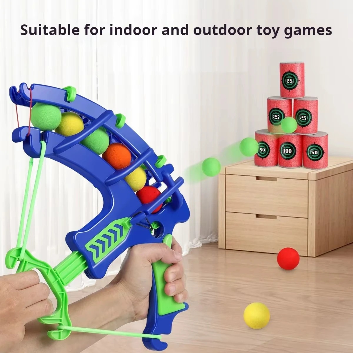 Party Games Kids Outdoor - Автоматический пистолет для мыльных пузырей с