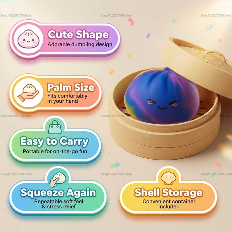 Party Games Mini - Новая радужная игрушка-антистресс в виде паровой